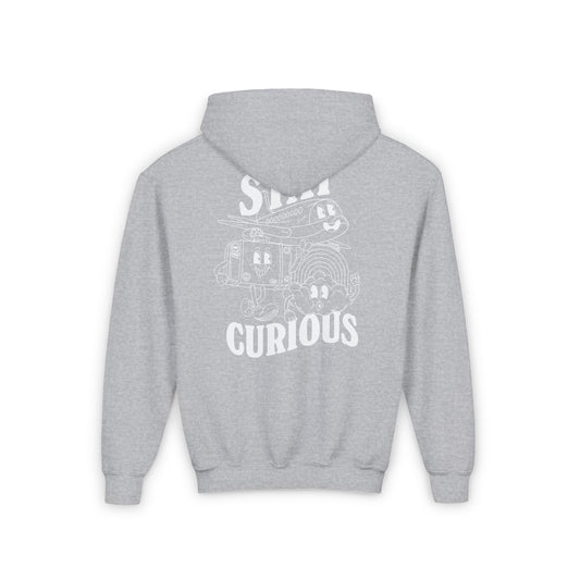 Stay Curious Travel Hoodie for Kids